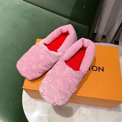 lv slippers pink|Lv slippers for ladies.